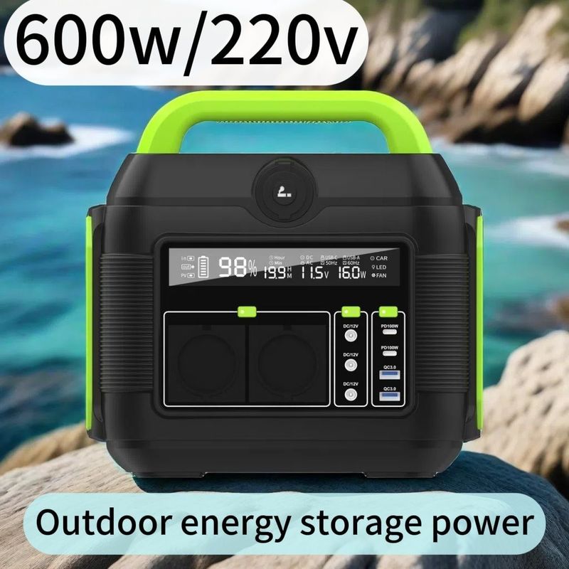 Cắm trại ngoài trời nóng Động cơ di động 600W 2200W 3000W Máy phát năng lượng mặt trời với năng lượng tái tạo