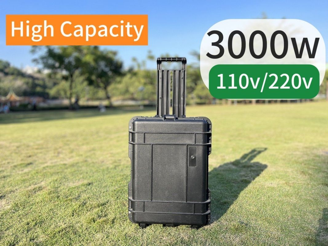6000W Lượng đỉnh 300W/600W Phân phối năng lượng mặt trời Trạm điện di động cho ngoài trời