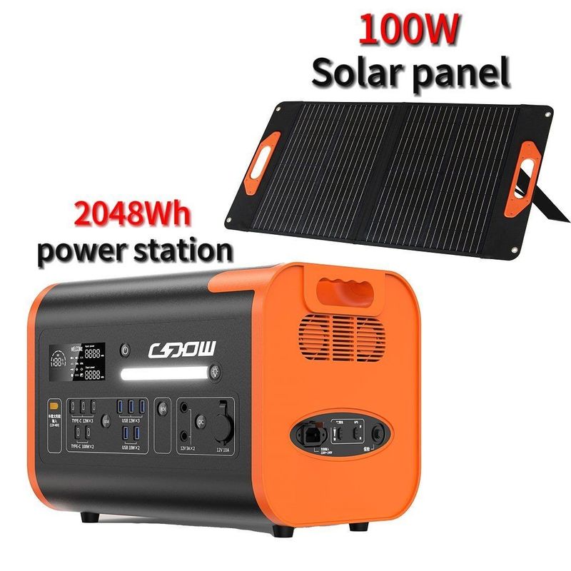 Pure Sinus Wave Inverter 2200W Lithium Iron Phosphate máy phát điện khẩn cấp cho thiết bị di động