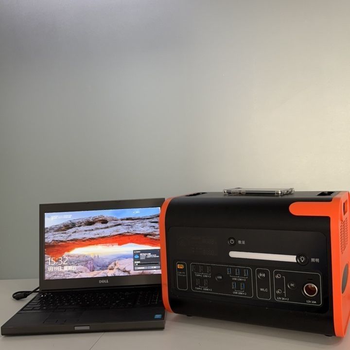 Thời gian sử dụng lâu hơn LiFePO4 Cung cấp điện di động 2200W Phạm vi biến động điện áp đầu ra -5%-5%