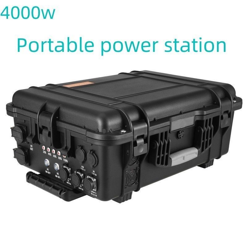 LT-40 4000W Trạm điện di động 110V/220V đỉnh 4400W cho chuyến đi ngoài trời khẩn cấp Cắm trại
