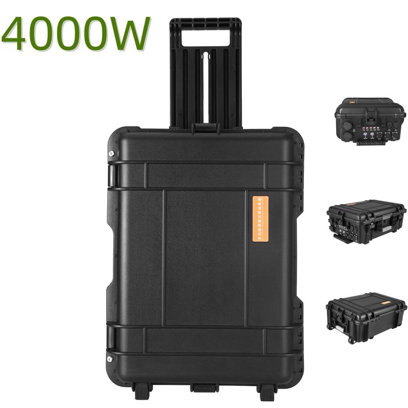 Máy phát năng lượng mặt trời di động 8000W LiFePO4 pin lithium cho hoạt động ngoài trời