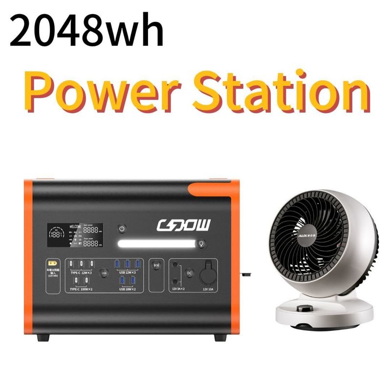 AC Điện áp đầu ra AC 100V-120V/AC 220V-240V Động thái sóng sinus tinh khiết LiFePO4 Nhà máy điện
