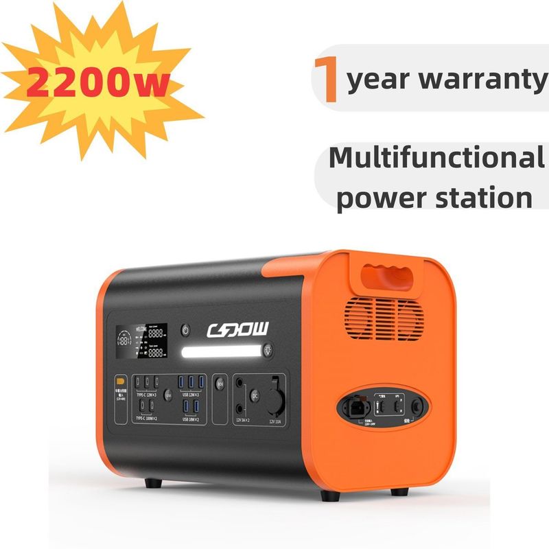 ODM OEM AC Điện áp đầu ra 100V-120V/220V-240V Máy phát năng lượng mặt trời ngoài trời cho gia đình cho cắm trại