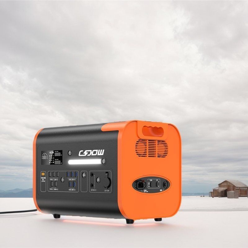USB Type-C/AC/DC Output Đường điện mặt trời di động cho cắm trại / Bộ sạc khẩn cấp xe hơi