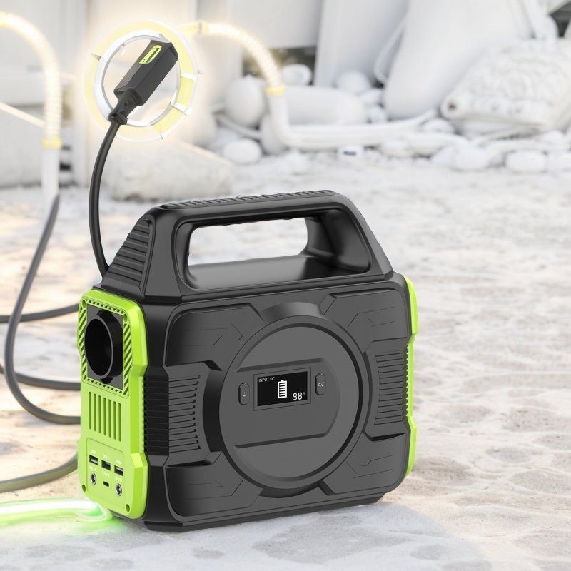 300W Nhà máy điện mặt trời ngoài trời di động AC và DC đầu ra cho tất cả các nhu cầu điện của bạn