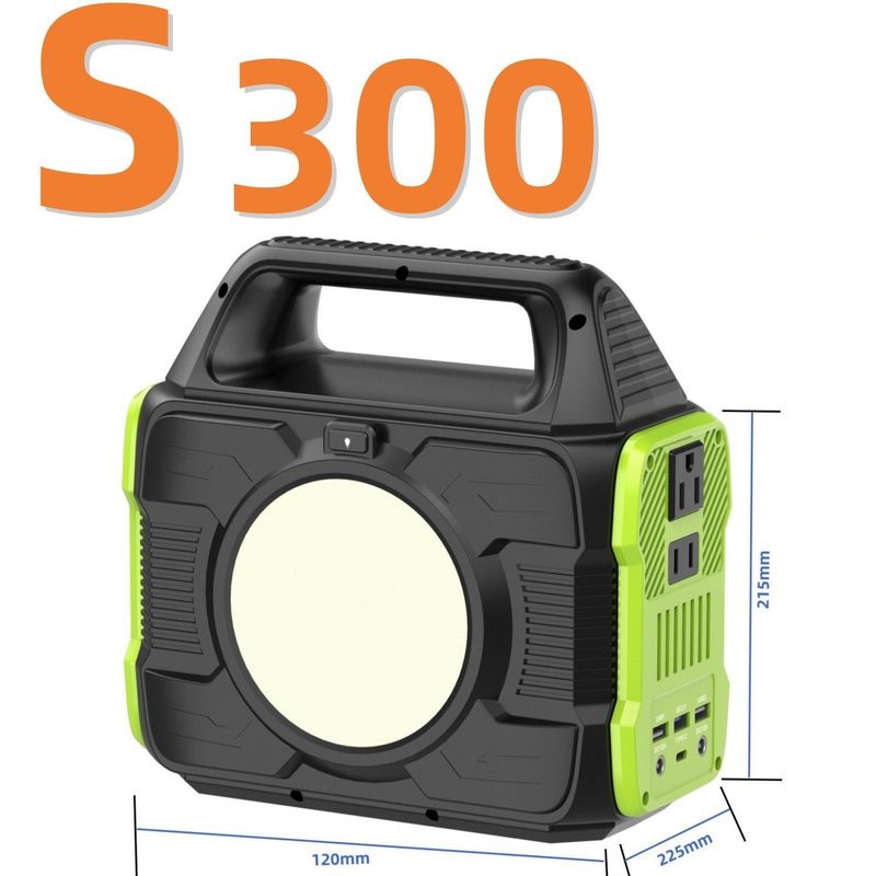 Trạm điện di động nhỏ 300W mạnh mẽ và có thể tùy chỉnh để dự phòng điện khẩn cấp