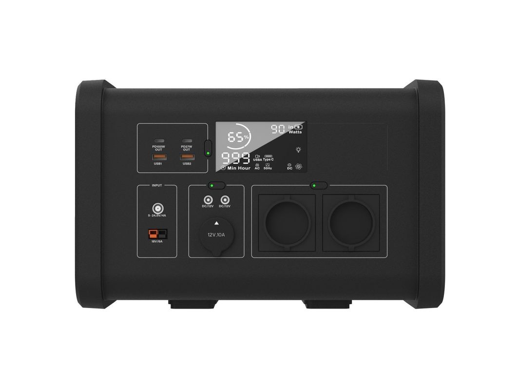 C- 40 ordm AC Output Sinusoidal Wave Nhà máy điện mặt trời di động cho cắm trại ngoài trời