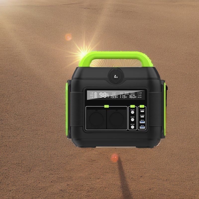 Pin Lithium Ternary 576wh Trạm điện mặt trời di động di động 600W cho cắm trại và khẩn cấp