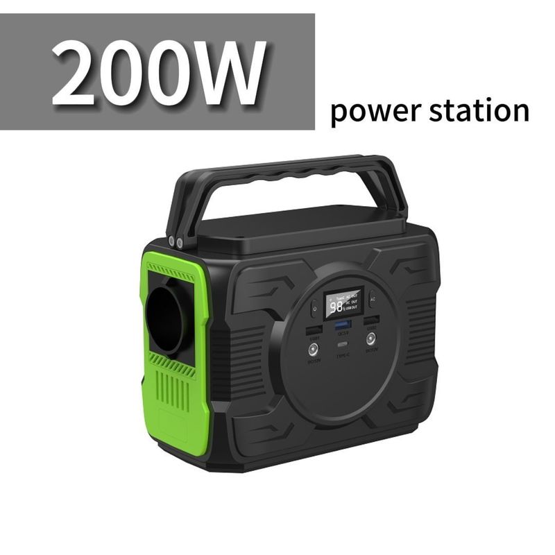 Trạm điện di động 200W với đèn pin cho du lịch ngoài trời pin lithium