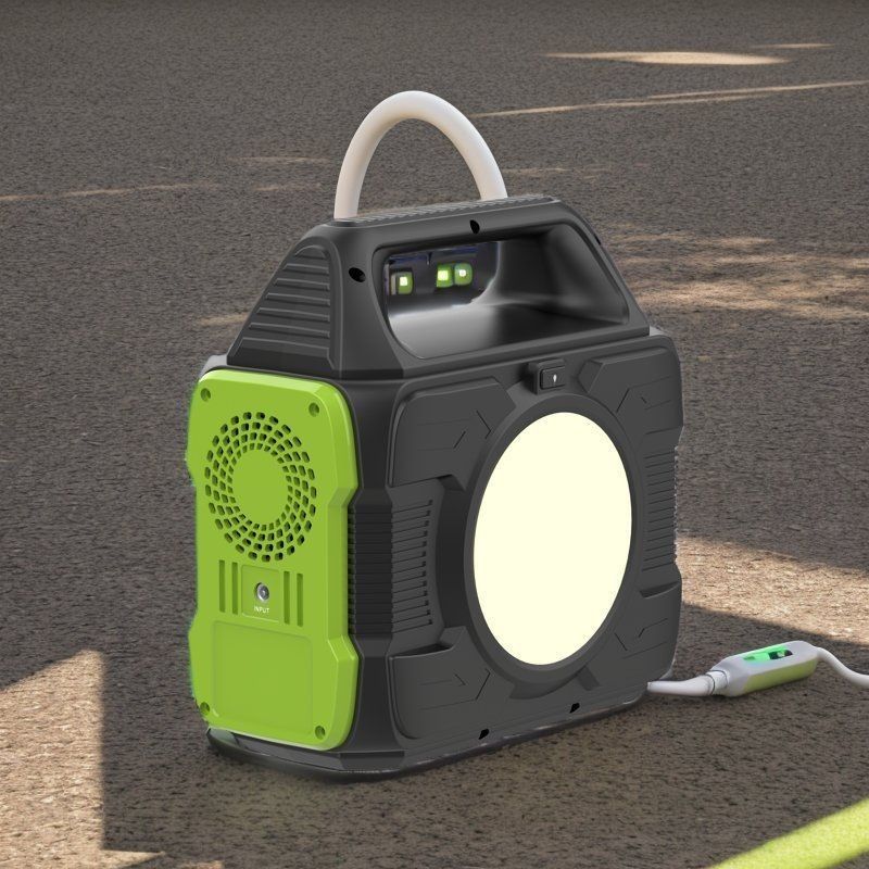 Cài đặt nguồn điện khẩn cấp 200W 300W ngoài trời có thể tùy chỉnh với ổ AC 110V 220V
