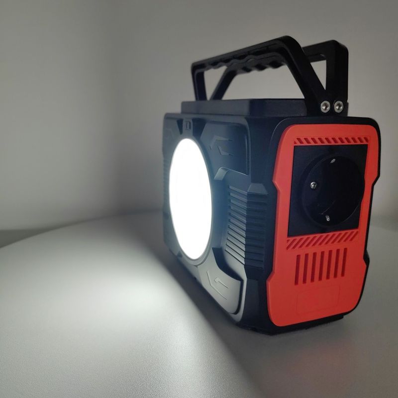 Trạm điện mặt trời di động 200W đầu ra AC DC cho các hoạt động ngoài trời và khẩn cấp