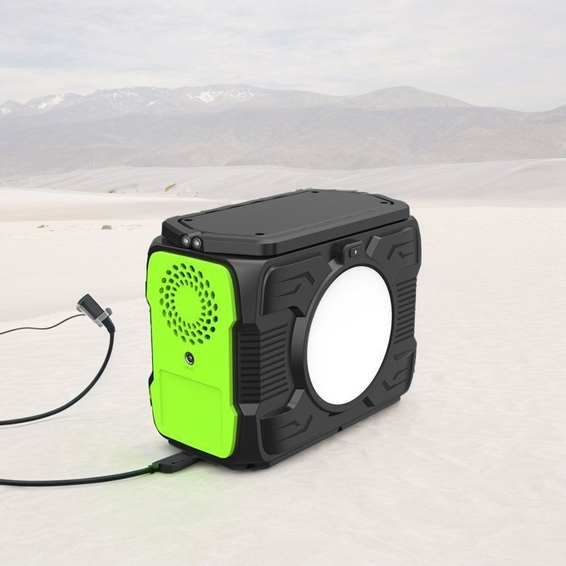 Trạm điện lưu trữ năng lượng di động 200W cho cắm trại Đông Á USB2 Xuất khẩu
