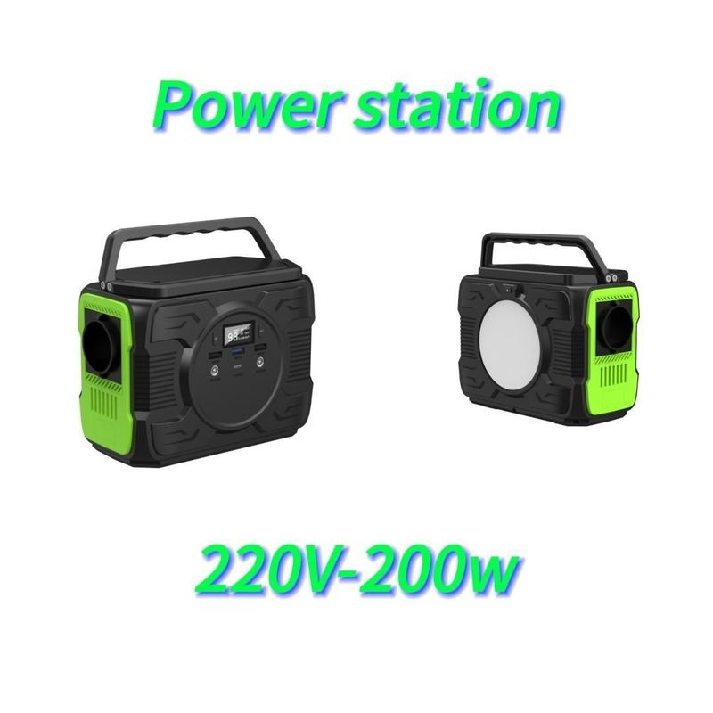 Máy phát điện năng lượng mặt trời 200W AC Socket lý tưởng cho các thiết bị gia dụng và tình huống khẩn cấp