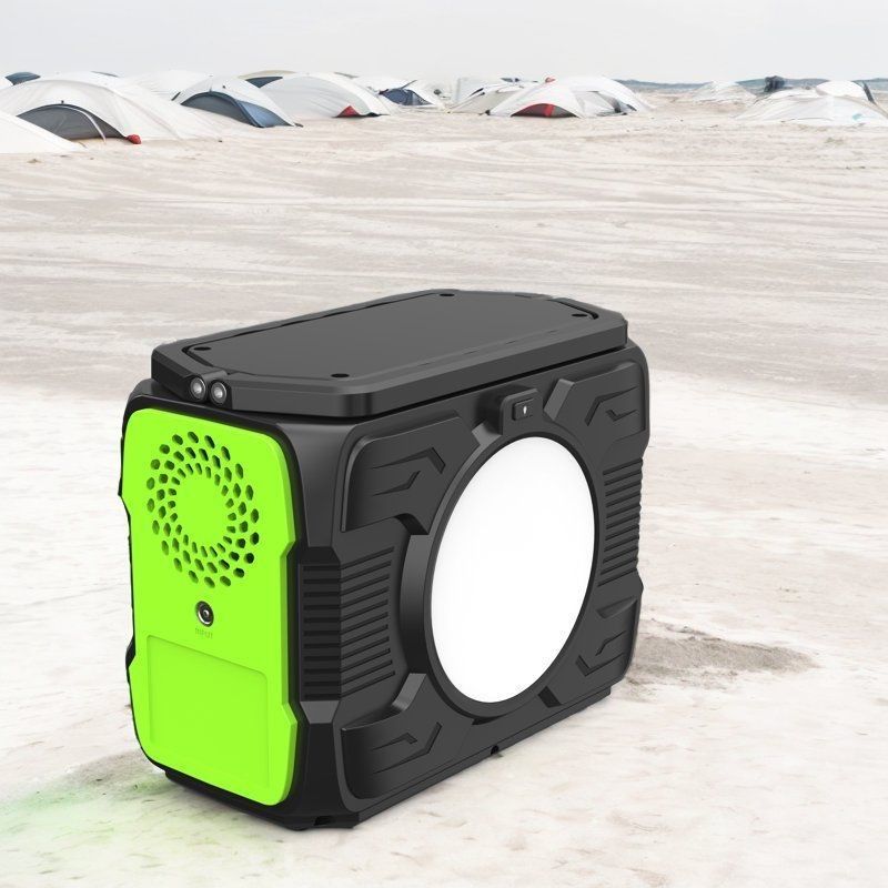 Trạm điện năng lượng lưu trữ năng lượng mặt trời portable với đầu ra AC 200W và đầu ra USB