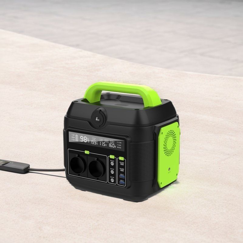 Máy phát điện di động 600W Mini UPS 220V EU AC Socket nguồn điện khẩn cấp