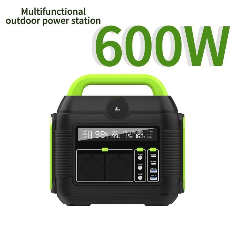 Màu tùy chỉnh 600W Lưu trữ năng lượng di động cho giải pháp dự phòng điện khẩn cấp