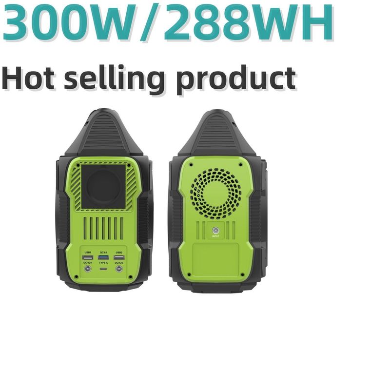 Nạp điện nhanh ngoài trời 300W Nhà máy điện di động Máy phát năng lượng mặt trời với pin lithium S3