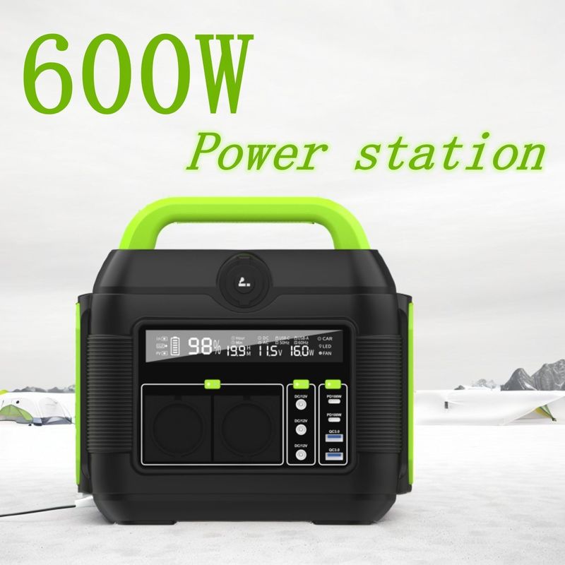 Nhà máy điện di động pin lithium pin pin mặt trời 600W 300W cho tất cả tương thích