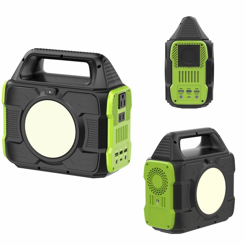 S3 pin lithium 300W Máy phát năng lượng mặt trời di động để cung cấp năng lượng lưu trữ năng lượng ban công