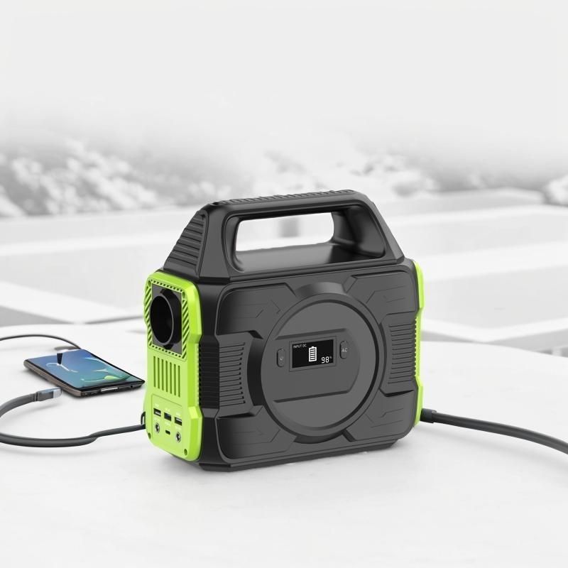 Máy phát năng lượng mặt trời di động có thể tái chế 300W MPPT cho nhà máy điện RV ngoài trời