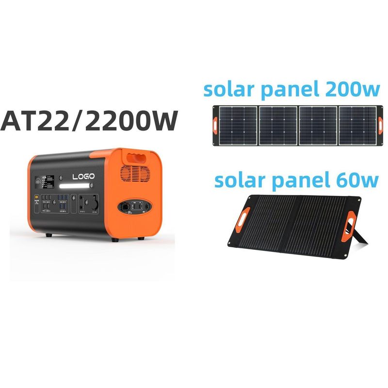 AT22 2024 Điện lực pin lithium di động 2200W2048wh để sạc xe điện