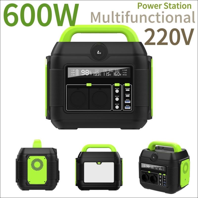 Nhà máy điện di động 300W 500W 600W 1200W 2200W có thể tùy chỉnh cho các hoạt động ngoài trời
