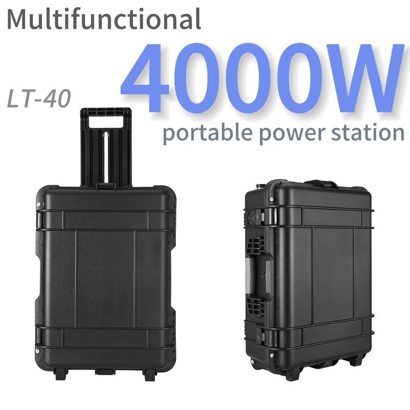 4000W LiFePO4 pin máy tính xách tay và 3000W Điện lực di động cho thời gian sạc 6-7h