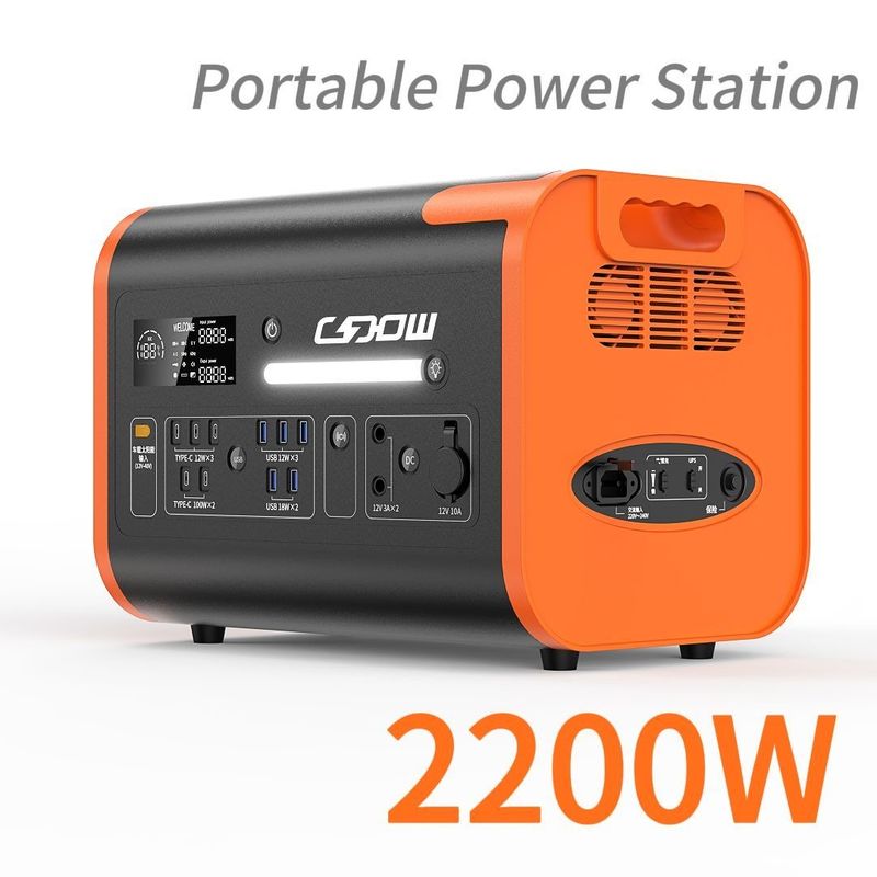 2000wh Off Grid Energy Storage Năng lượng mặt trời dự phòng Power Bank Đường điện