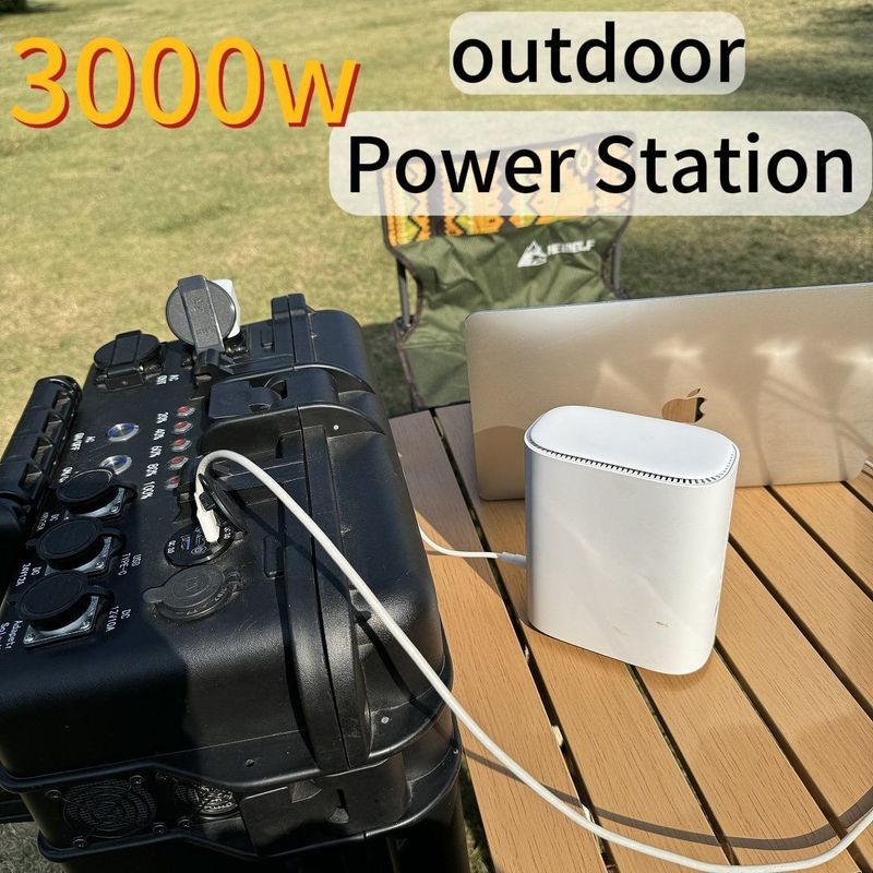 Nhà máy điện Lithium Iron Phosphate di động 3kw cho chức năng bảo vệ máy nghiền góc