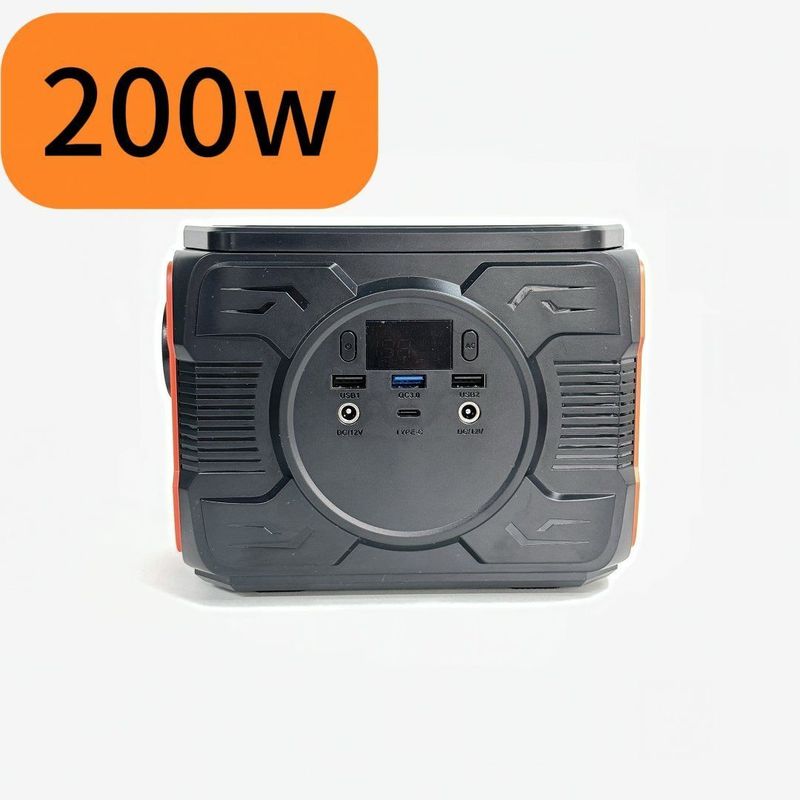 Nhà máy phát điện năng lượng di động 200W ngoài trời với đầu ra QC3.0
