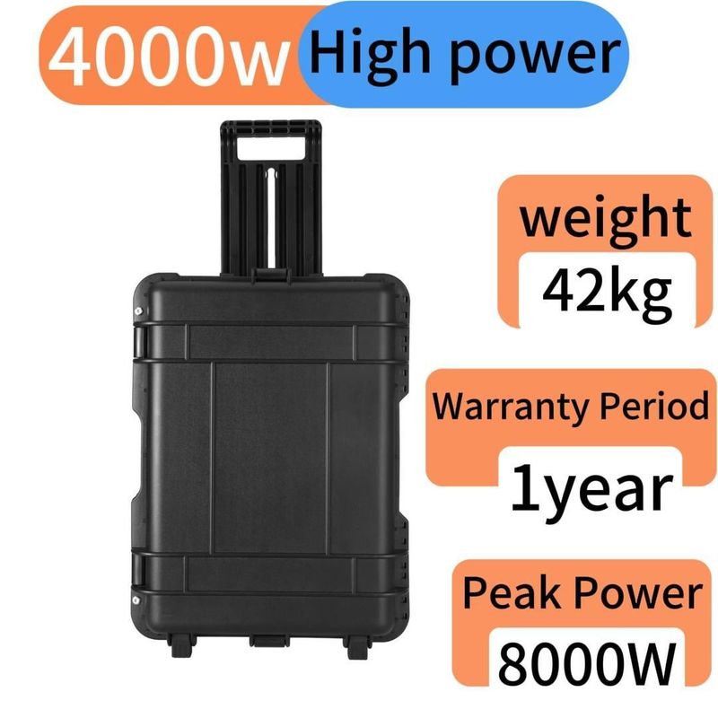 LT-40 4000W / 3840wh Máy phát điện mặt trời AC đầu ra 110V / 220V cho năng lượng ngoài trời bền vững