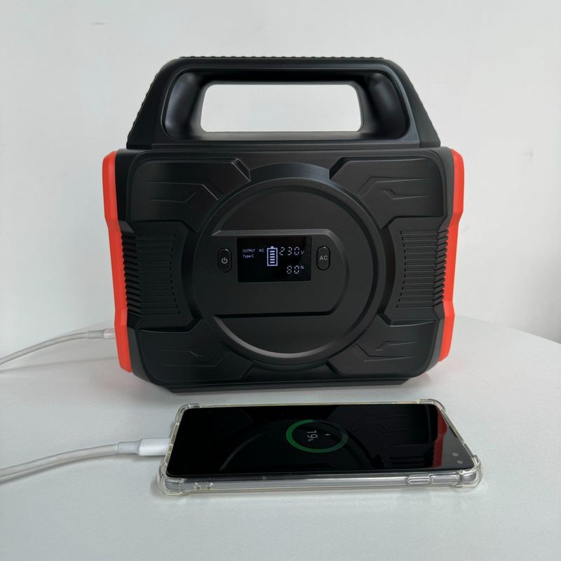 Màu tùy chỉnh 300W Mặt trời di động 220V Cung cấp điện di động cho tình huống khẩn cấp ngoài trời