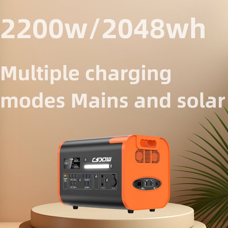 Sạc không dây 15W 40ah Nhà máy điện di động năng lượng cao với vòng đời 2000 lần