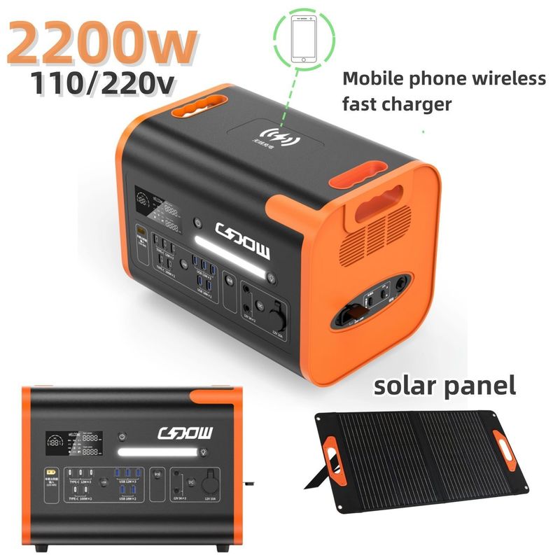 Trạm điện di động được chứng nhận Un38.3/Msos cho các trường hợp khẩn cấp tại nhà và tuổi thọ dài hơn