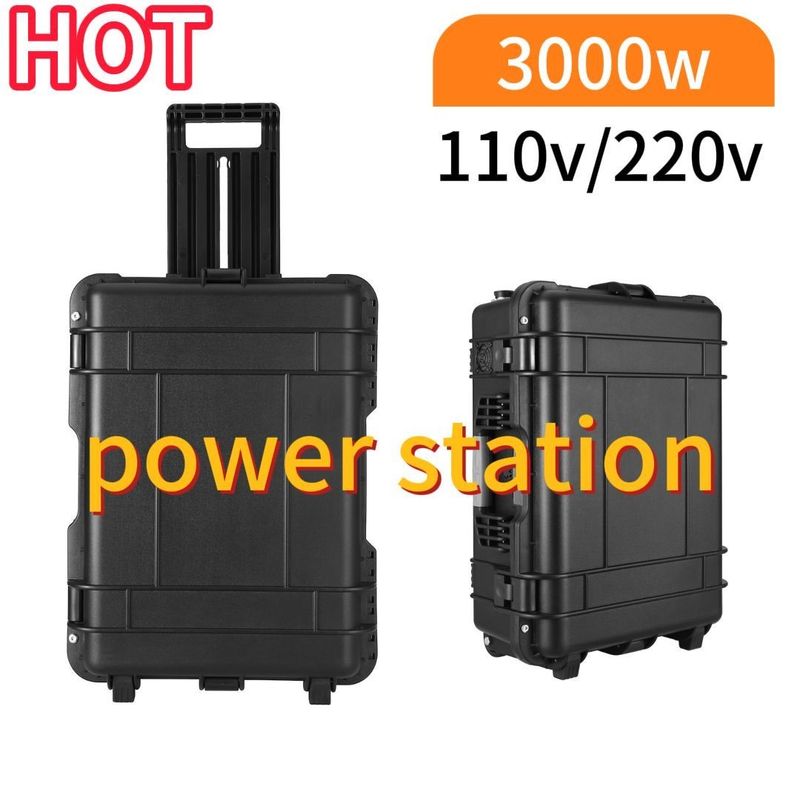 Thiết kế di động 3000W 4000W Máy phát điện mặt trời ngoài trời Nhà máy điện khẩn cấp