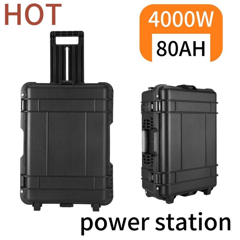 4000W 80ah Máy phát điện mặt trời ngoài trời Nhà máy điện khẩn cấp cho nguồn điện