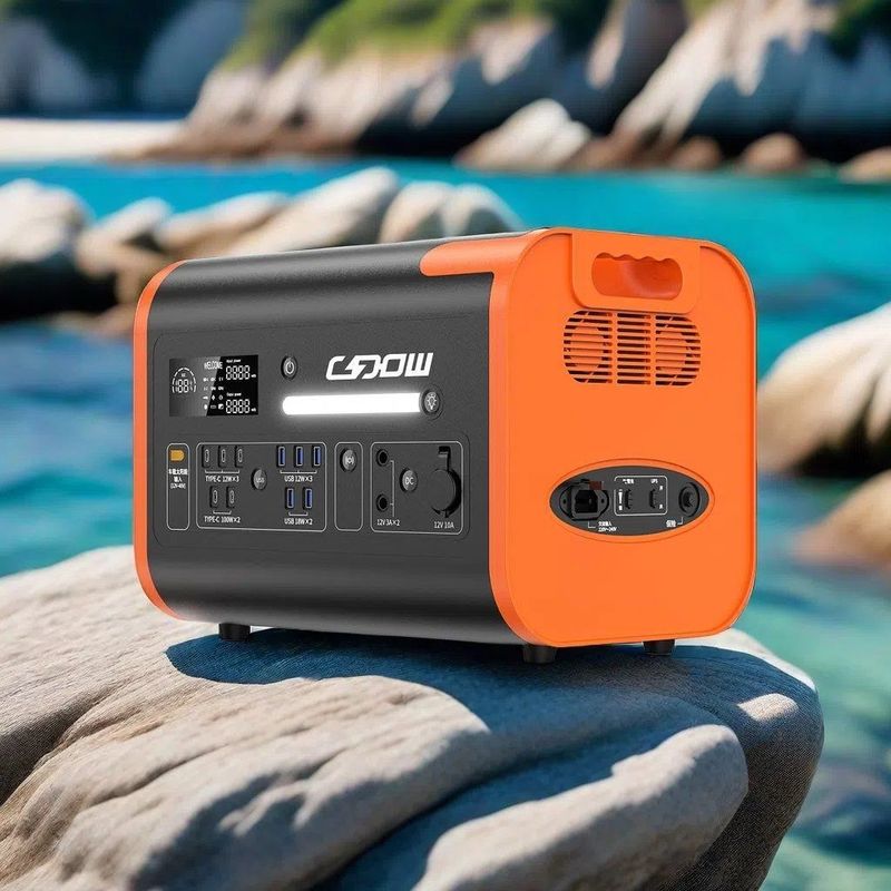 AT22 51.52V40ah Máy phát điện mặt trời cho nhà máy điện khẩn cấp di động trong màu cam ngoài trời