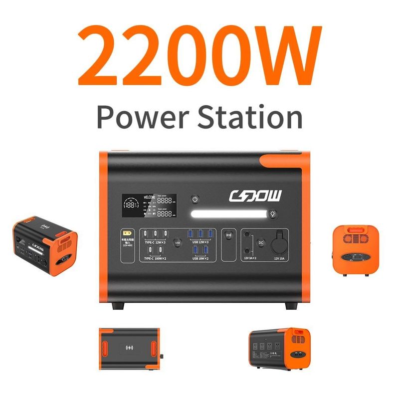 AT22 Nhà máy phát điện năng lượng mặt trời 2000W 2200W 2500W 3000W Đèn di động cho lợi ích của bạn