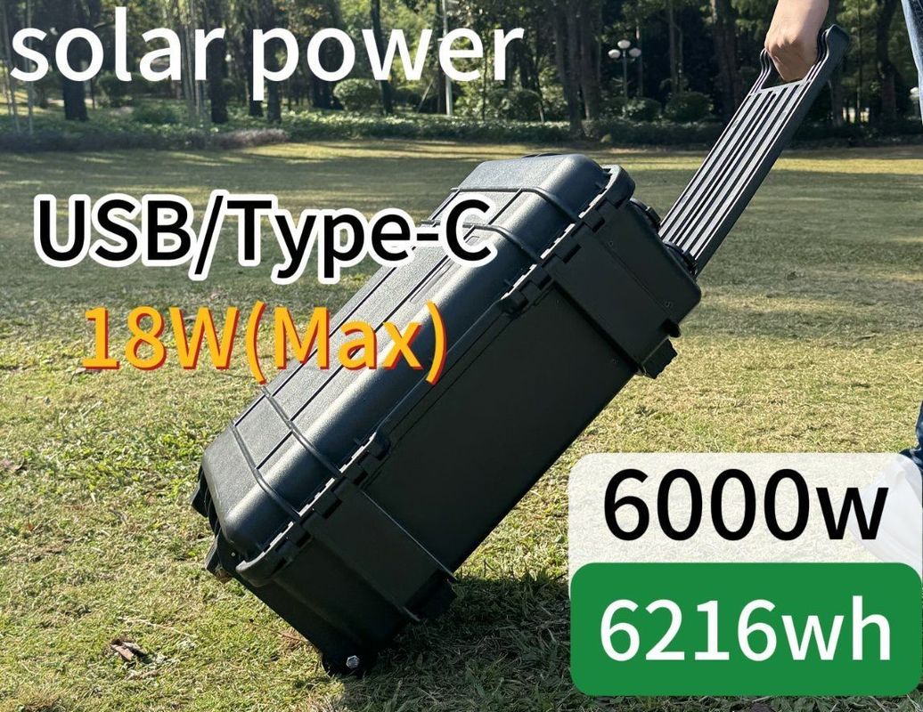 Nhà máy điện di động 6000W Giải pháp cuối cùng cho các hoạt động ngoài trời