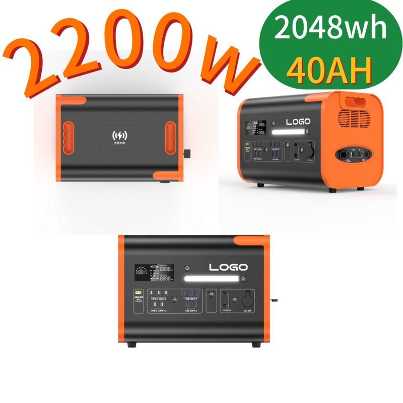 2200W-2400W Khu cắm trại / Nhà Máy phát điện mặt trời Giải pháp năng lượng cuối cùng của bạn cho bất kỳ cuộc phiêu lưu