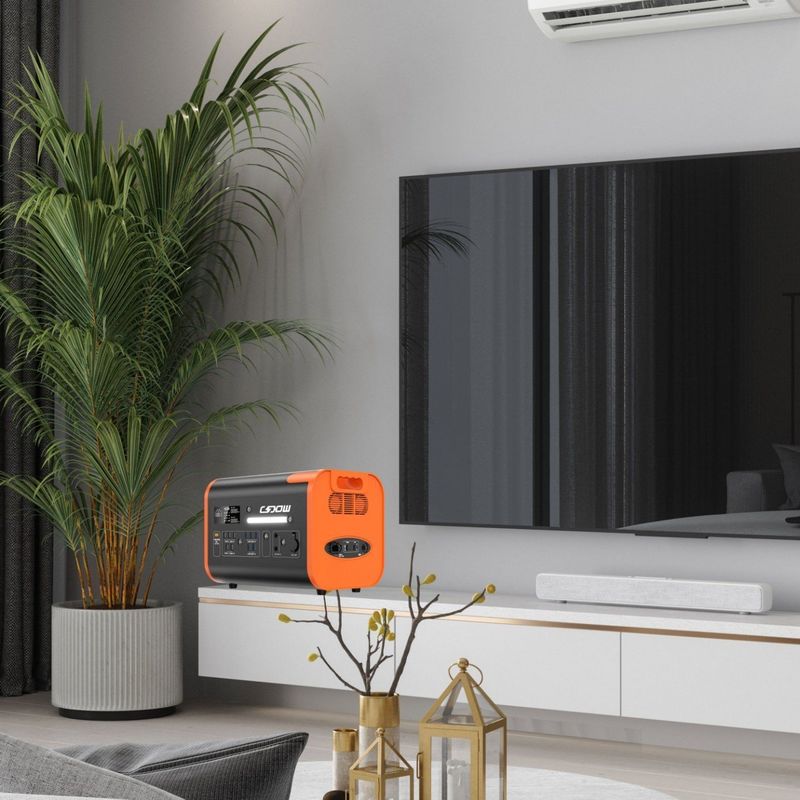 Nhà máy điện khẩn cấp toàn bộ trong một tấm pin mặt trời 2200W/2400W Capacity lớn cho ngoài trời