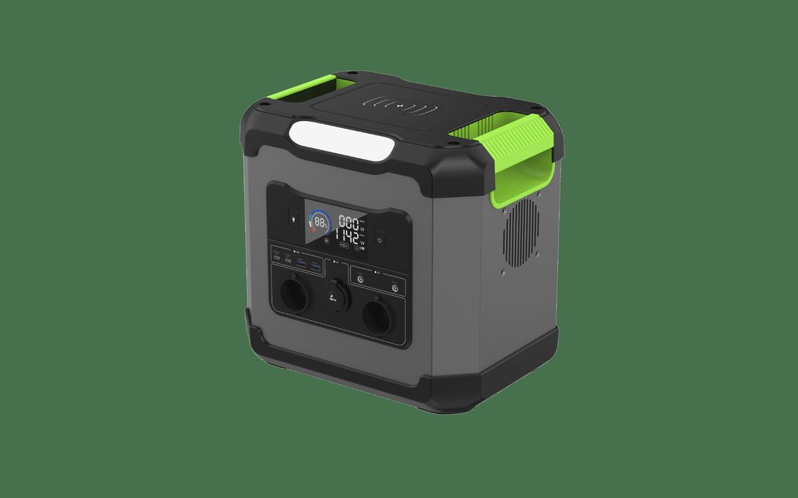 Trạm điện lưu trữ năng lượng di động với đầu ra C1 loại 12V / 3A đầu vào tấm pin mặt trời 500W