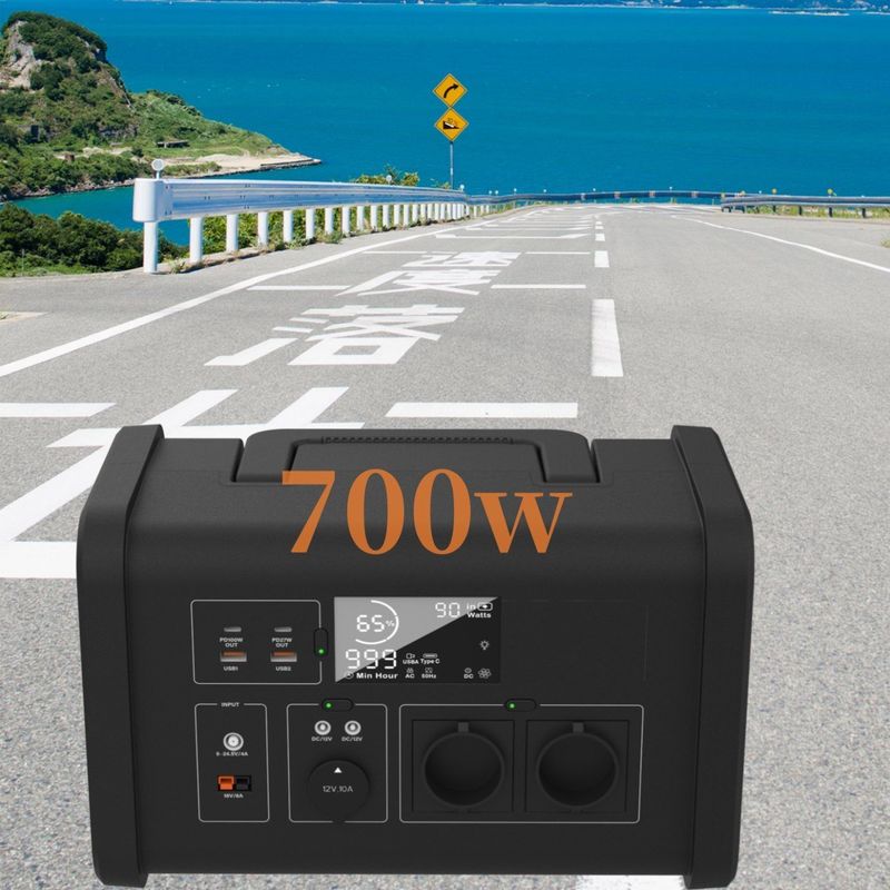Máy phát điện năng lượng mặt trời 700W Lựa chọn tốt nhất của bạn cho Trại ngoài trời Trạm điện di động