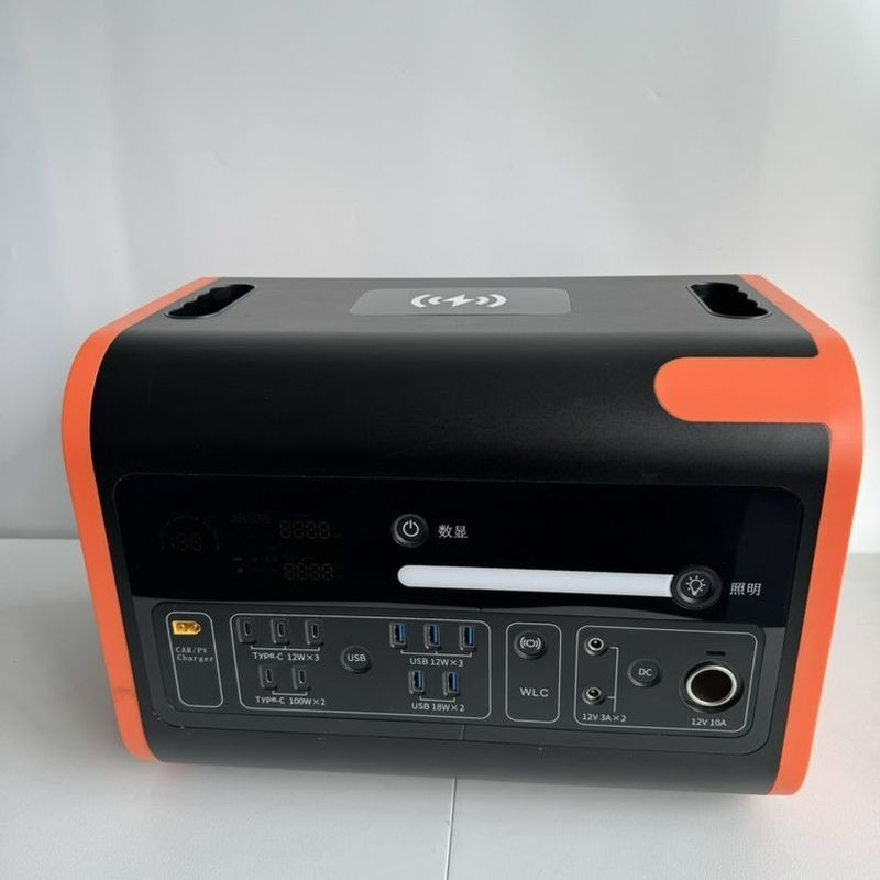 Điện năng lượng cao 2200W Trạm cắm trại khẩn cấp mặt trời di động với tất cả các ổ cắm đầu ra AC