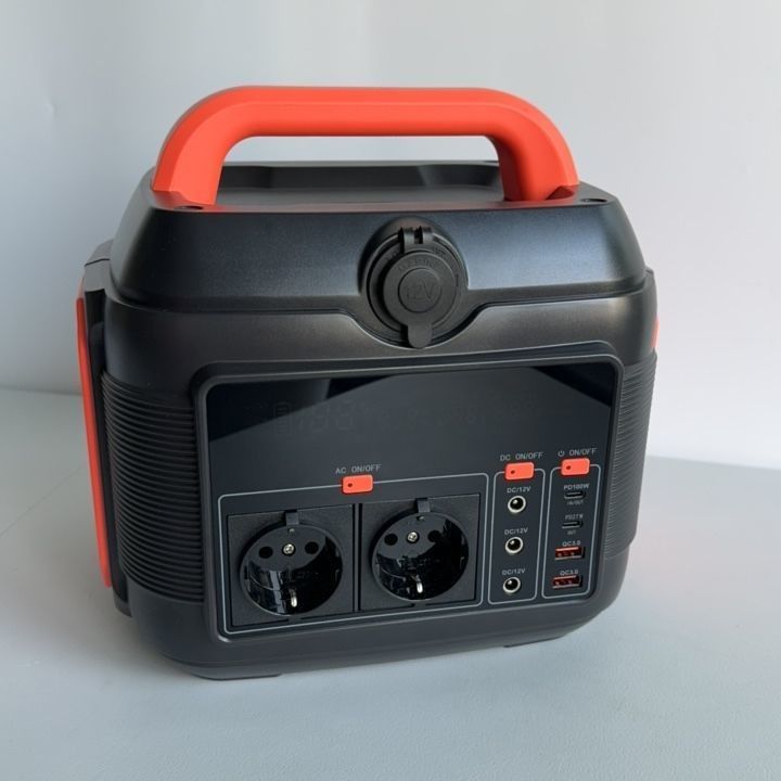 Trạm điện di động ngoài trời khẩn cấp 600W/576wh với đầu ra DC 12-13V 10A