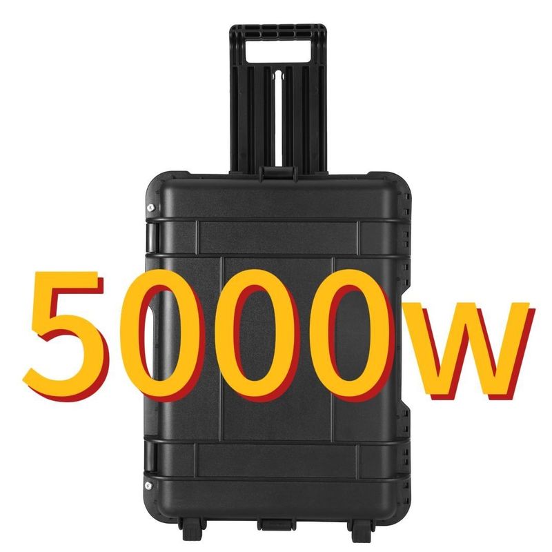 Sạc ô tô 5000W/100ah Capacity Lithium Battery Nhà máy năng lượng mặt trời cho ngoài trời