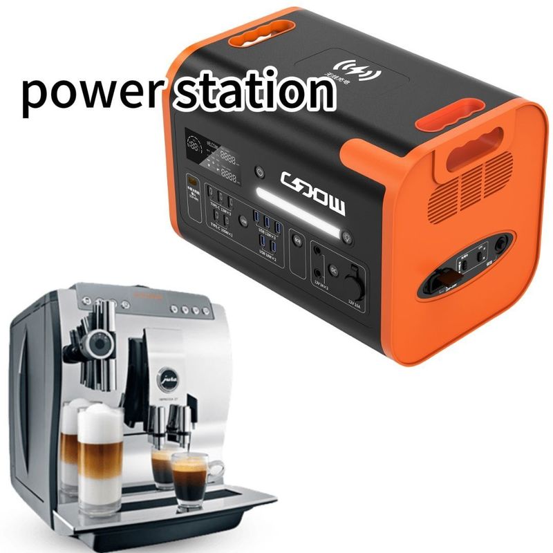2000W/2200W/2048wh Trạm điện lưu trữ năng lượng cắm trại di động với hình sóng biến tần nguyên