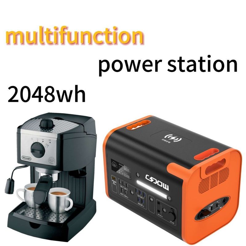 2200W/2048wh 40ah ngoài trời phiêu lưu Điện lực di động với và tuổi thọ bền