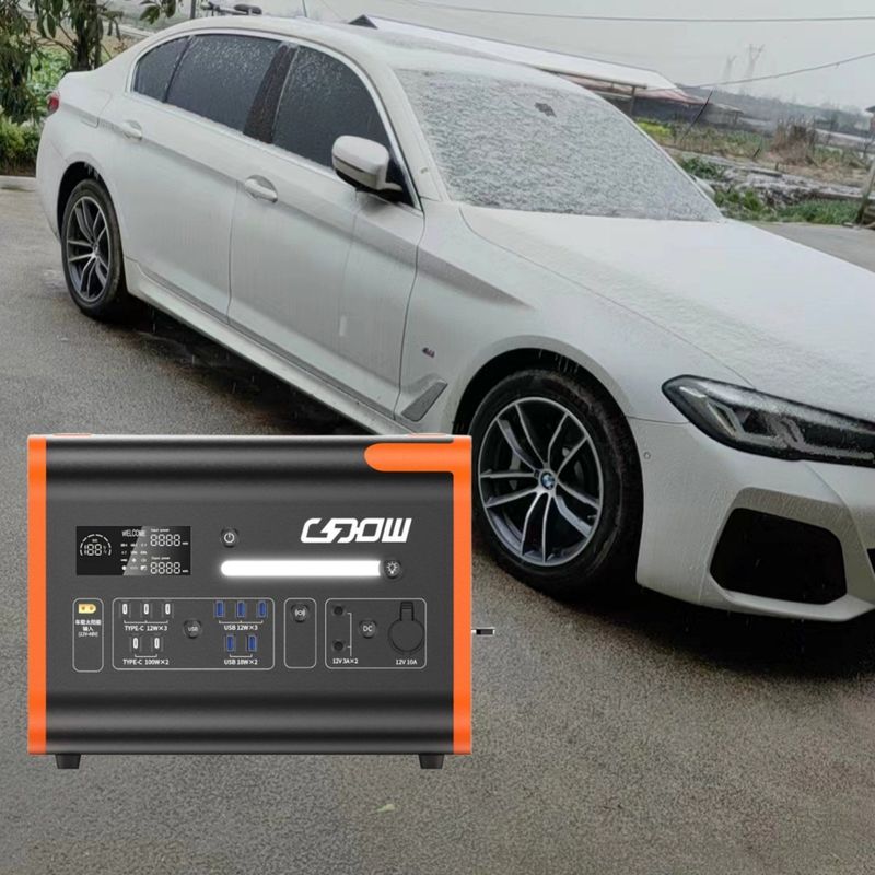 Sạc không dây 15W CE Un38.3 MSDS Chứng nhận 2200W Trạm điện di động cho trường hợp khẩn cấp